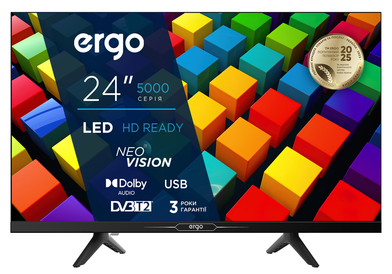 Телевізор ERGO 24JHT5000 рідкокристалічний