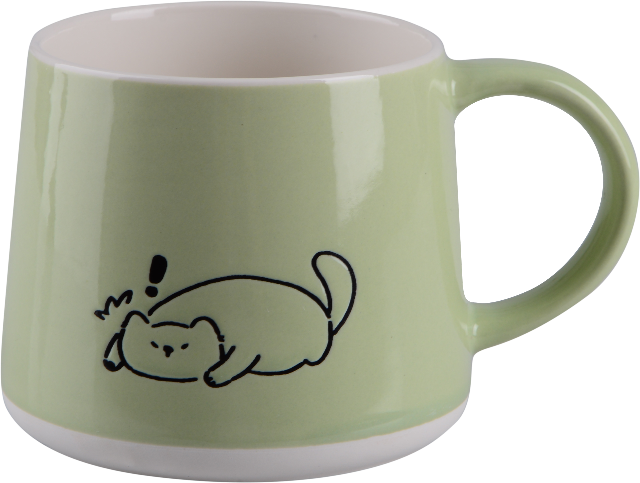 Чашка Limited Edition COFFEE BUDDY 380 мл /зелена (JSD18-2)