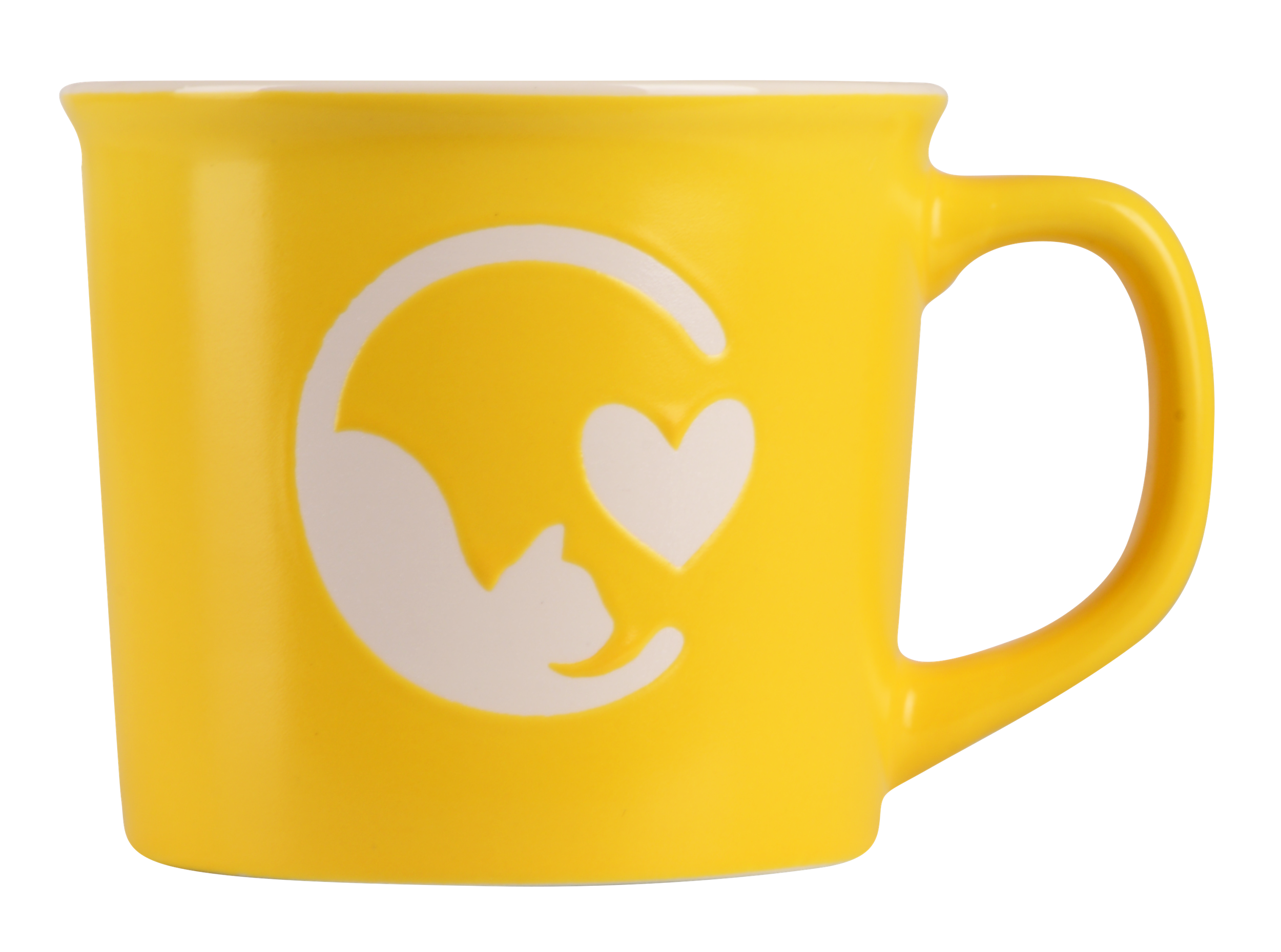 Чашка Limited Edition COZY CAT 370 мл / жовта (JSD19-3)