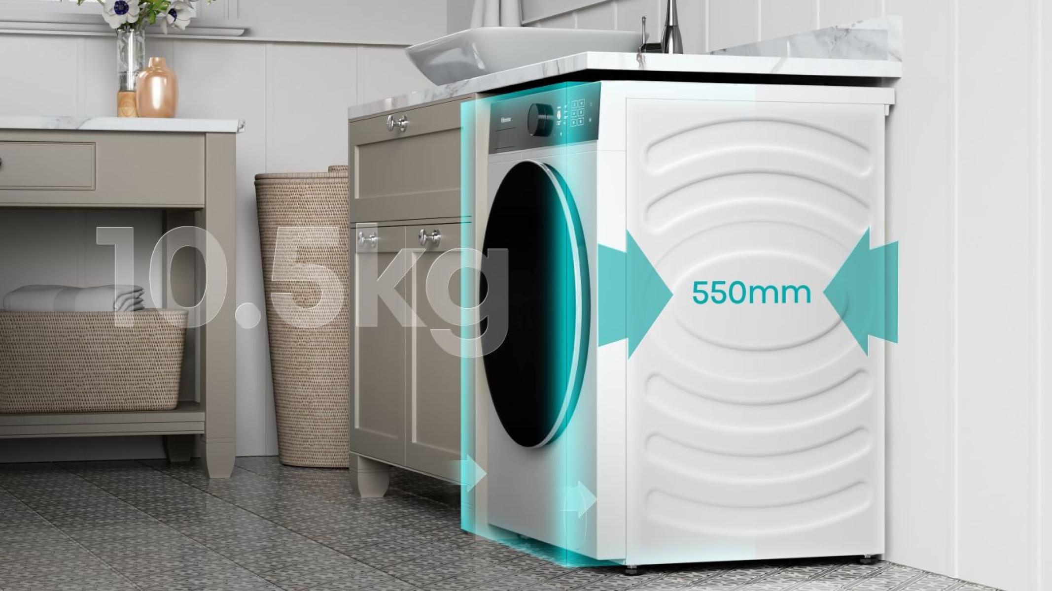 Пральна машина HISENSE WF5I1045BWQ (WF5I1114W)