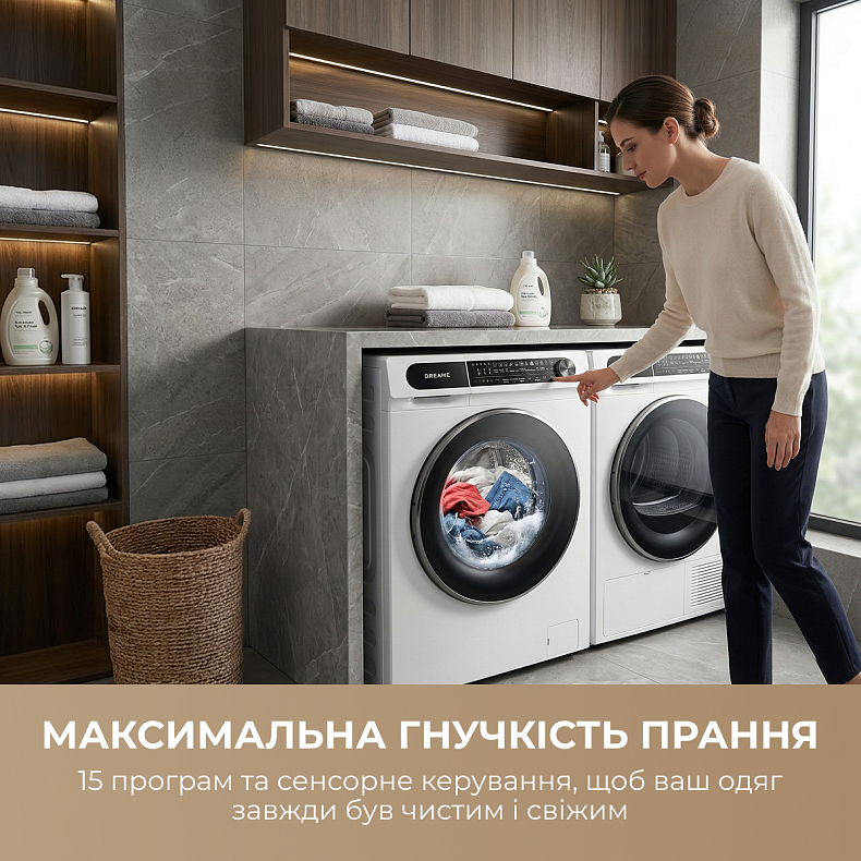 Пральна машина DREAME S6 (DWF06S30CA)