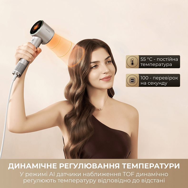 Фен DREAME Grand High-Speed Hair Dryer White