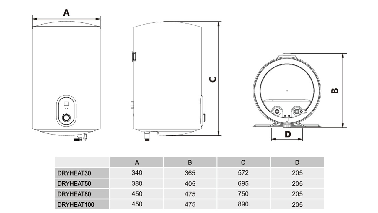 Водонагрівач GORENJE DryHeat 50