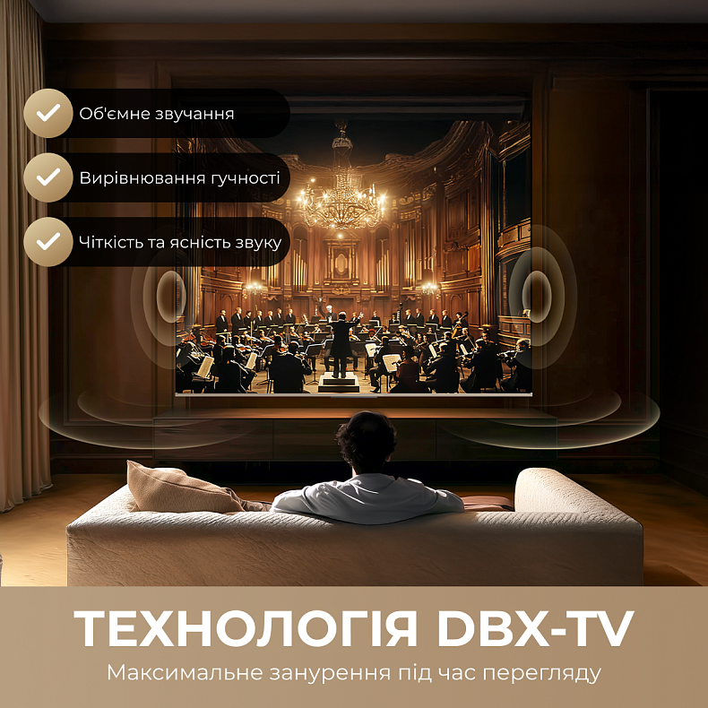 LED-телевізор Dreame Vivid QLED 4K TV 50Q100 (7262666)