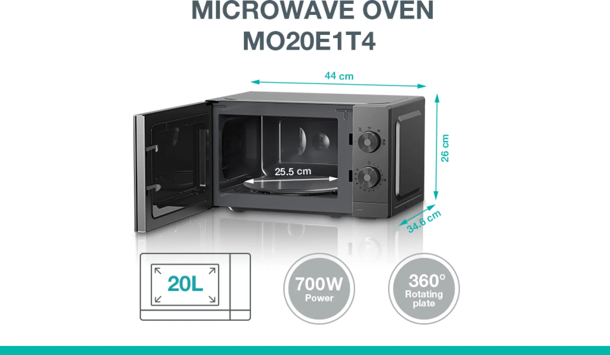 Мікрохвильова піч GORENJE MO20E1T4