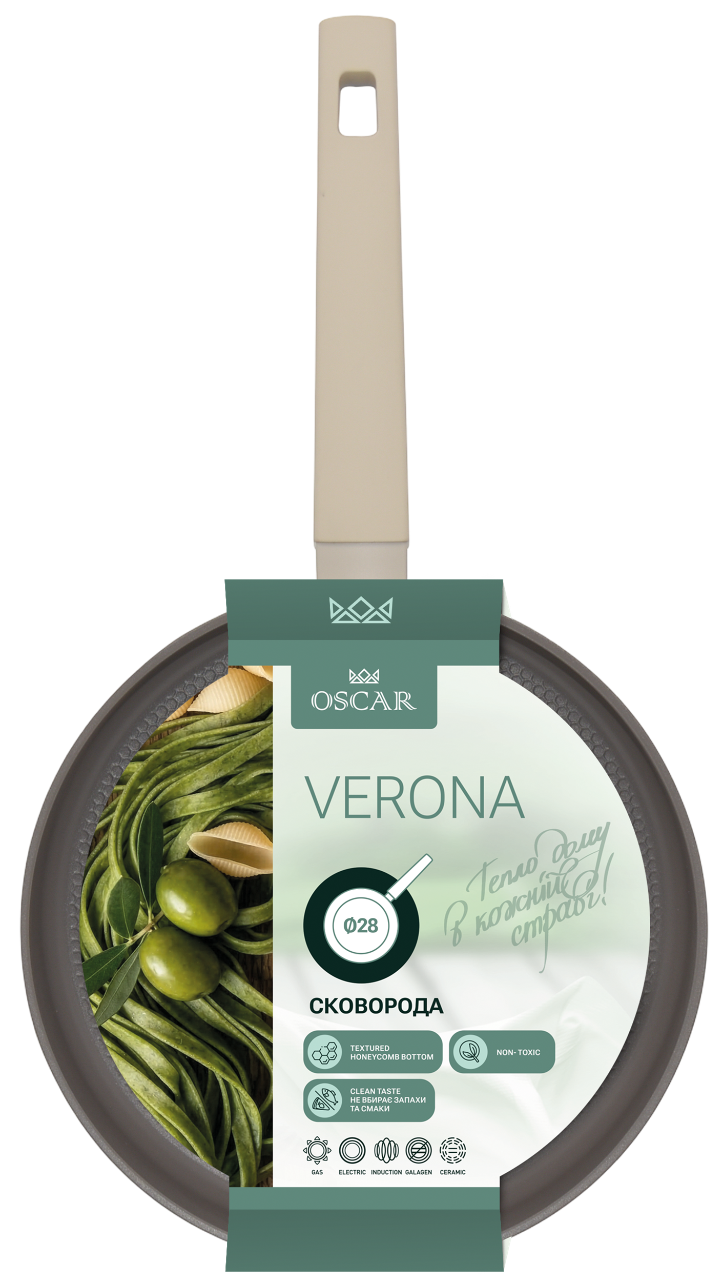 Сковорода OSCAR VERONA 28 см new (OSR-1104-28/n)