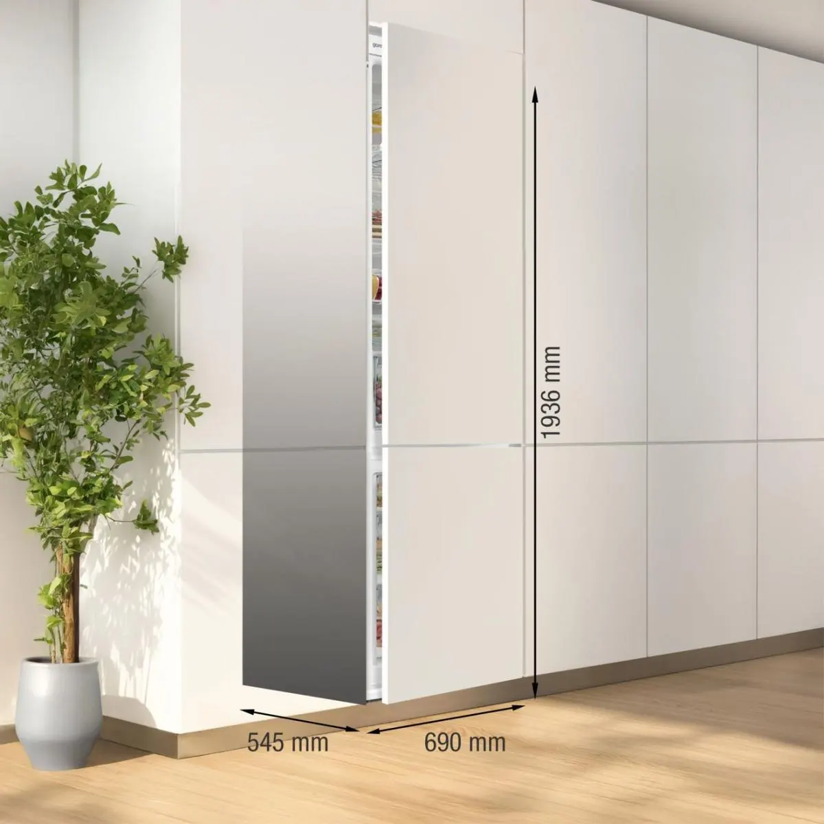 Вбуд. холодильник GORENJE NRKI619D61WFE