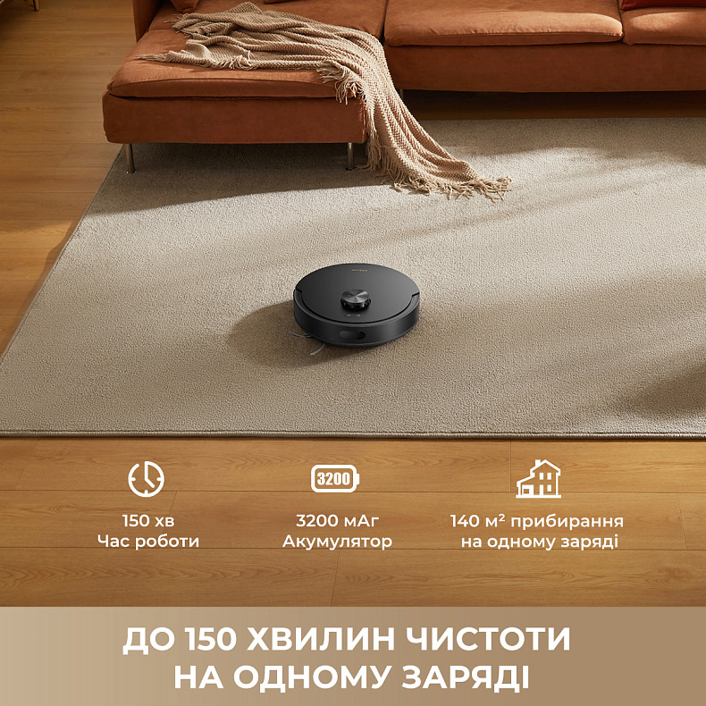 Пилосос-робот DREAME Bot F20 Plus White
