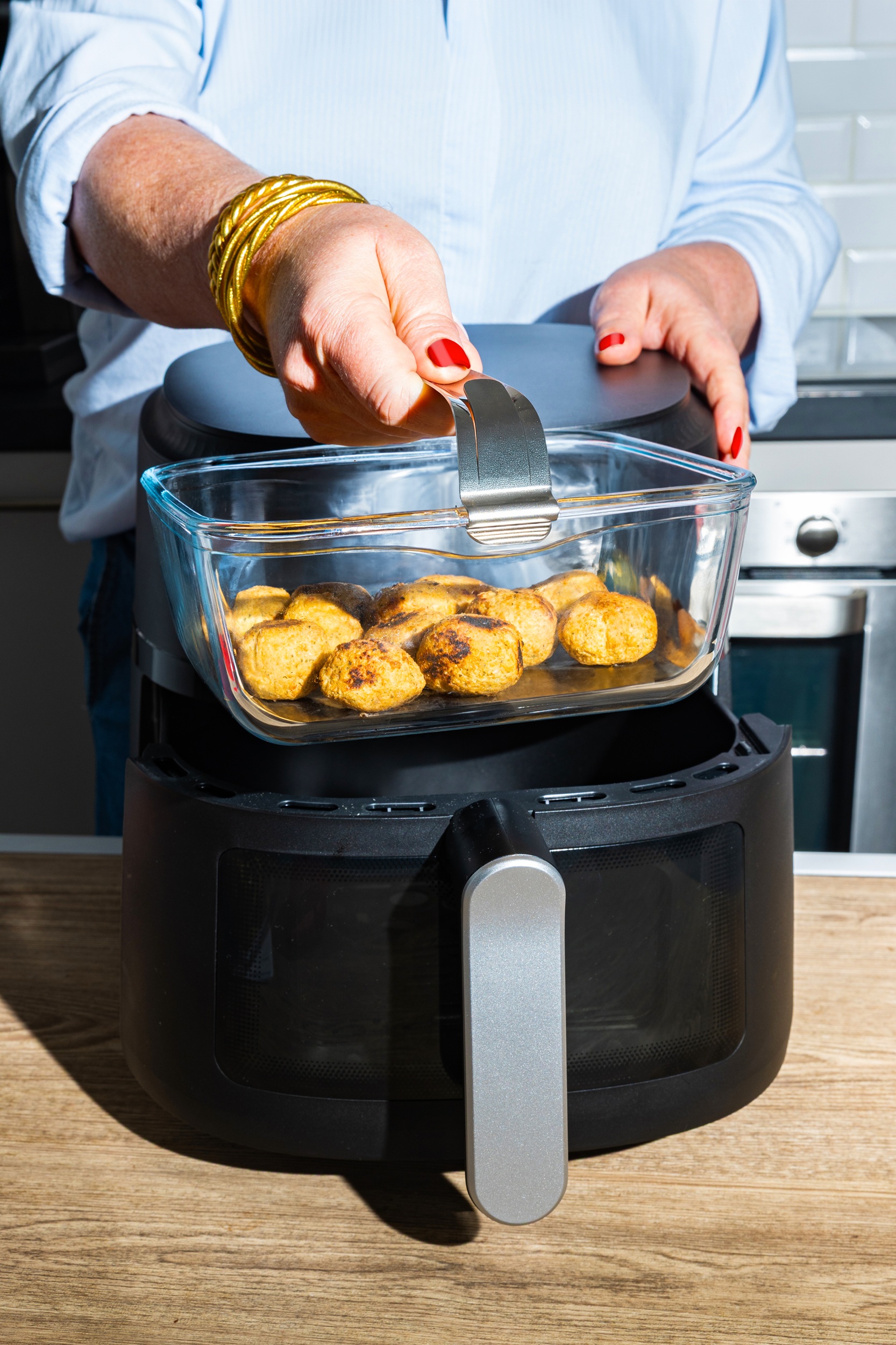 Форма с/к PYREX AIRFRYER квад. з ручкою (2л) (301U300)