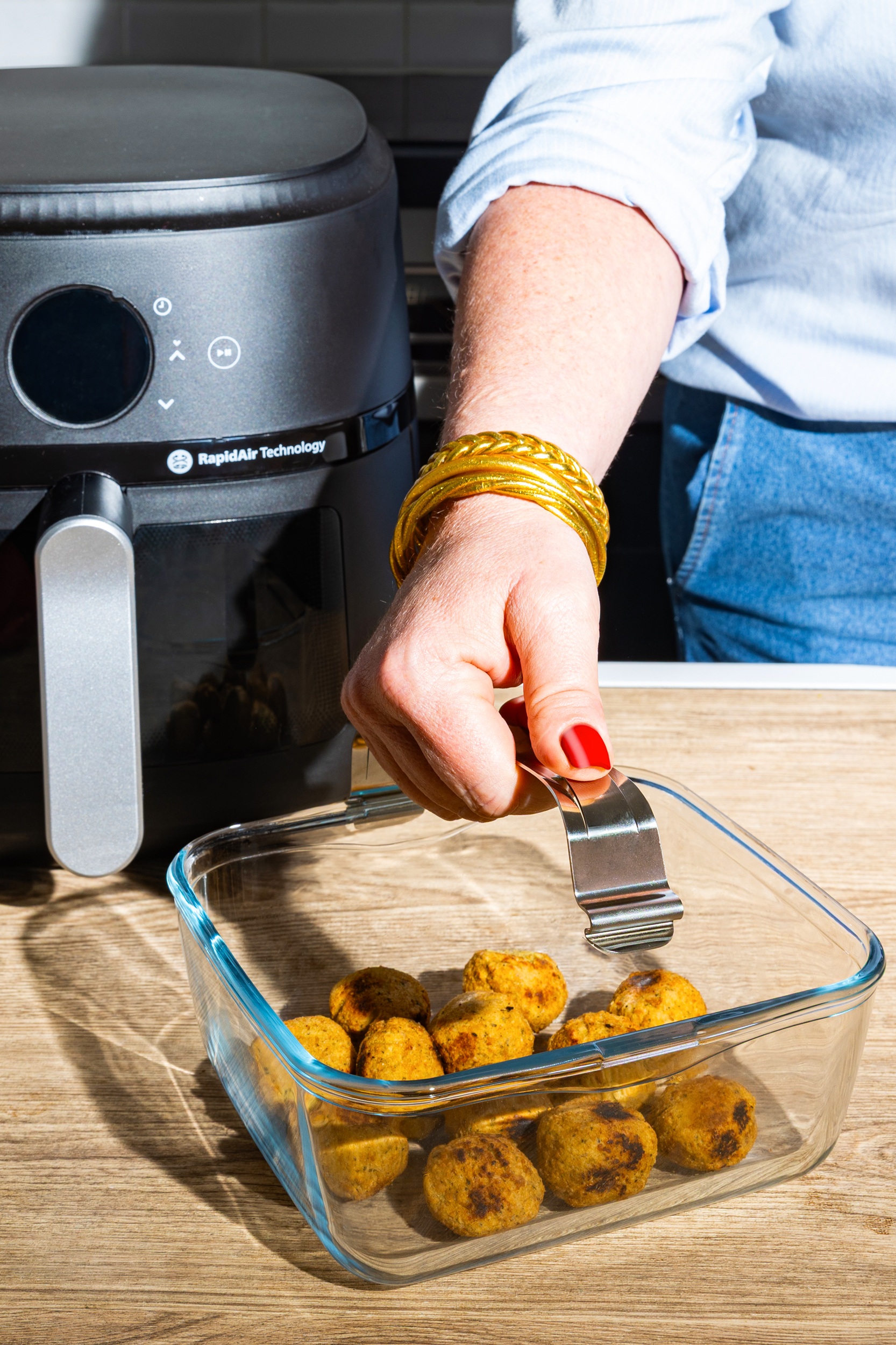 Форма с/к PYREX AIRFRYER квад. з ручкою (2л) (301U300)