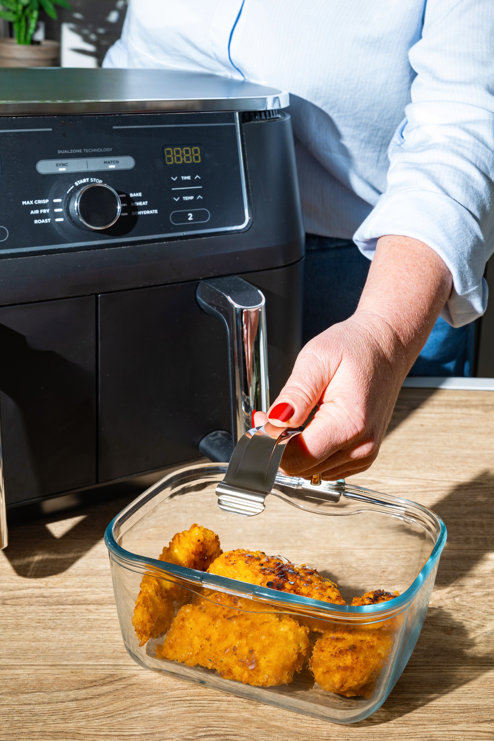 Форма с/к PYREX AIRFRYER прям. з ручкою (1,55л) (300U300)
