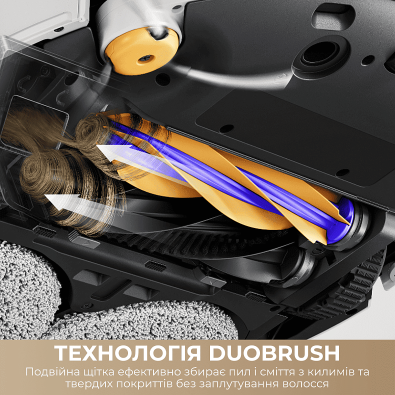 Пилосос-робот DREAME Bot X60 Ultra Complete Black (RLX87DE)