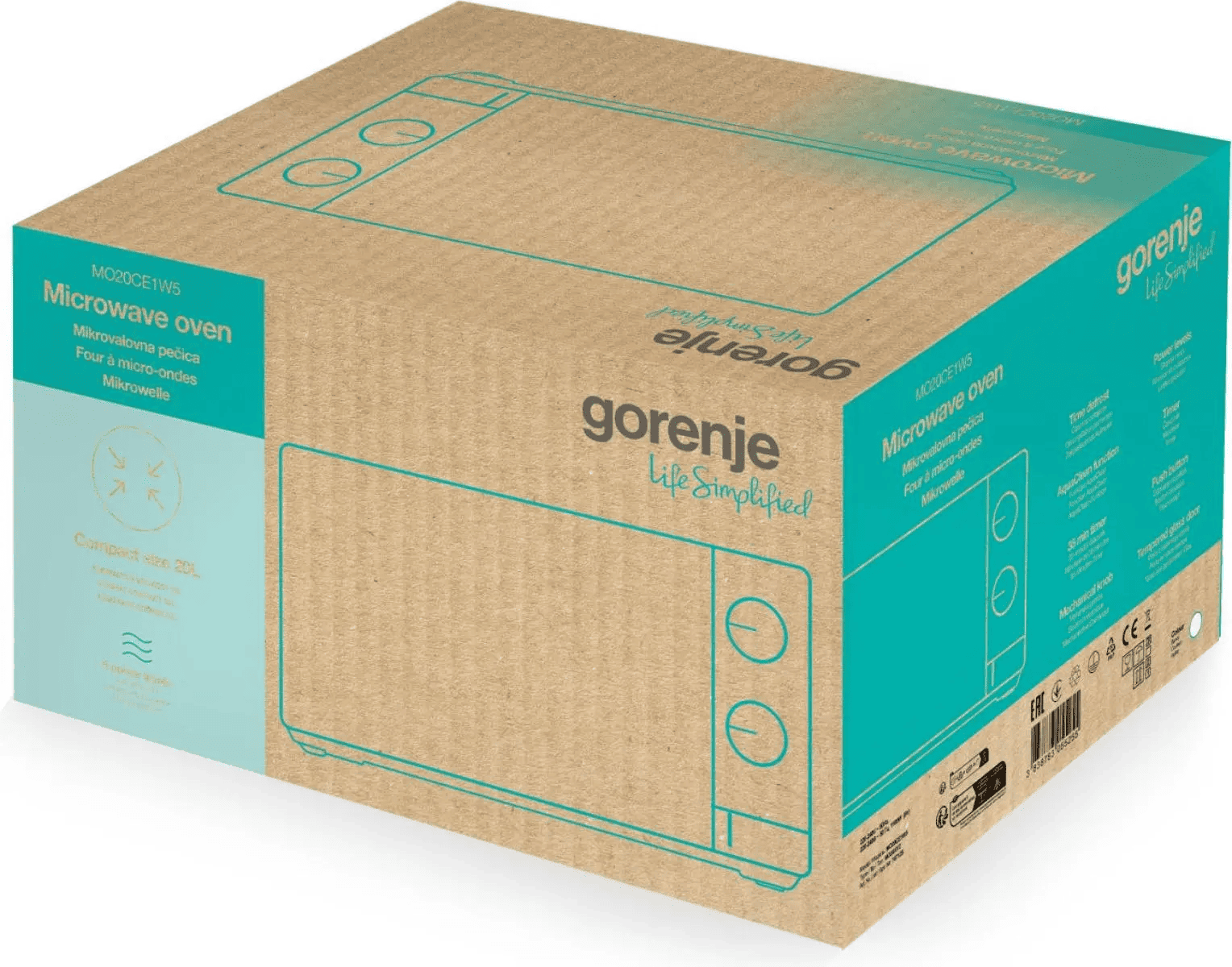 Мікрохвильова піч GORENJE MO20CE1W5