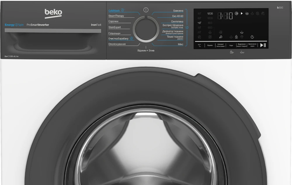 Пральна машина BEKO BM3WFU48215WPAA
