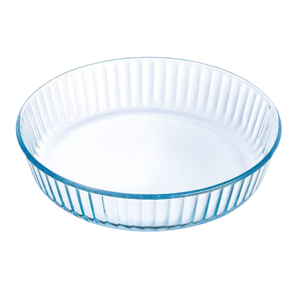 Форма с/к PYREX форма стекл.кругл. 26см (2,1л) рифл выс борт. вклад (818BN00/B046)