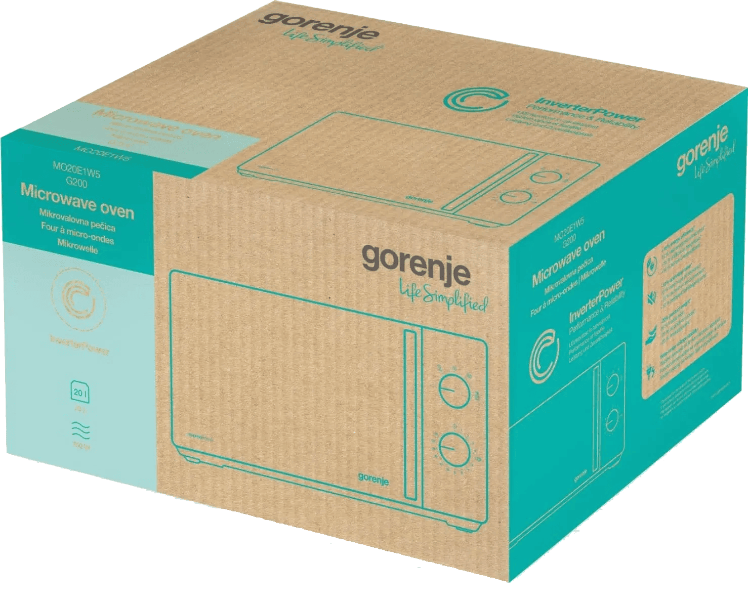 Мікрохвильова піч GORENJE MO20E1W5