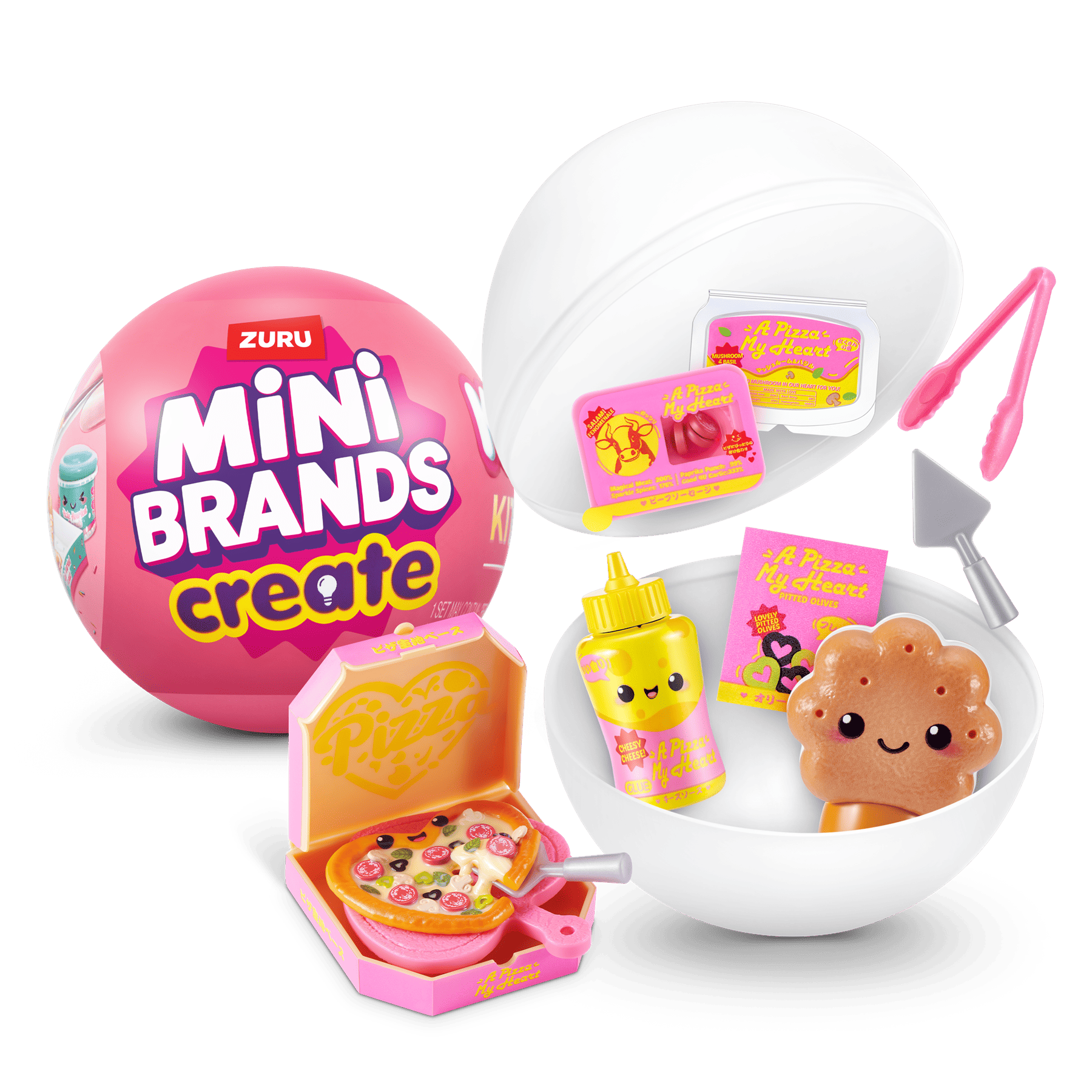 Ігровий набір ZURU MINI BRANDS Create KAWAII Страви