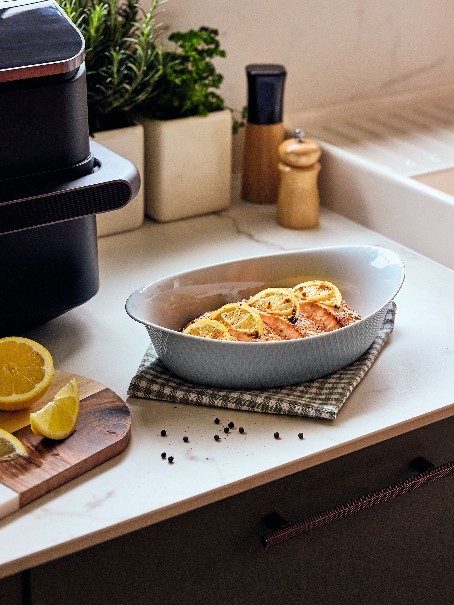 Форма с/к LUMINARC SMART CUISINE WAVY GRANIT д.запік/овал./29x17см (X1632)