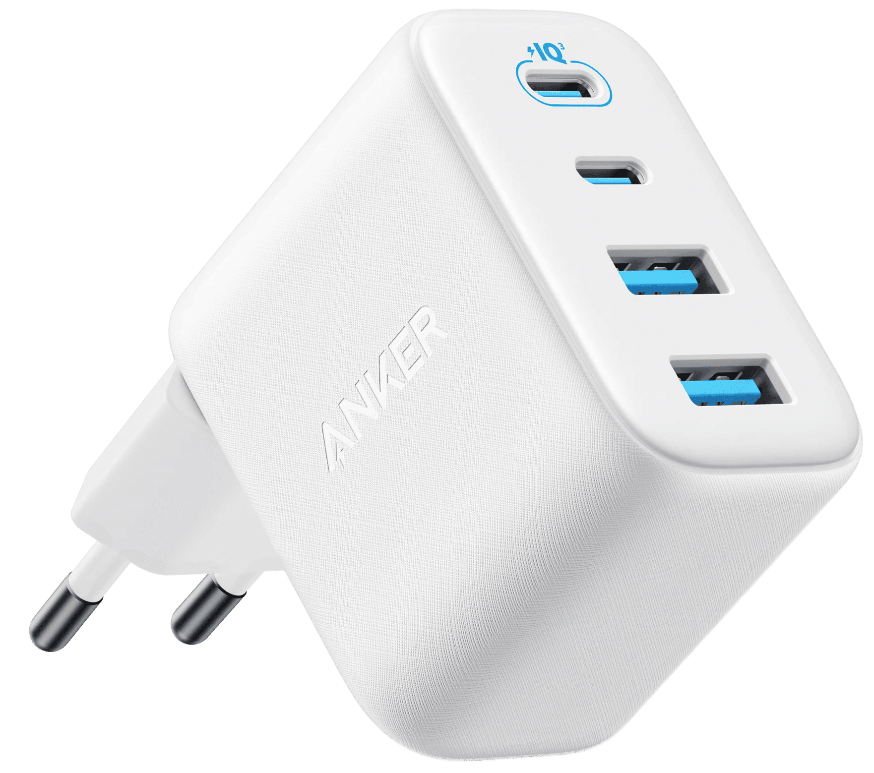 мережева зарядка ANKER Zolo Charger - 50W, 2xUSB-C & 2xUSB-A (Біла)