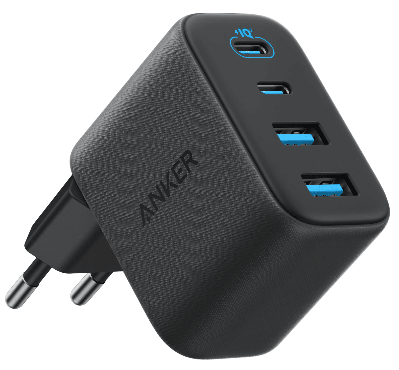 мережева зарядка ANKER Zolo Charger - 50W, 2xUSB-C & 2xUSB-A (Чорна)