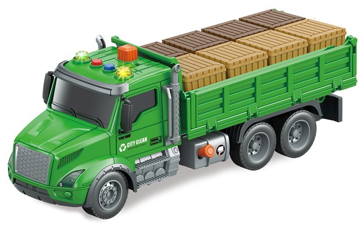Іграшка CARS S Самоскид 1:14 (рухомі частини, інерція, звук, світло, вихлоп)
