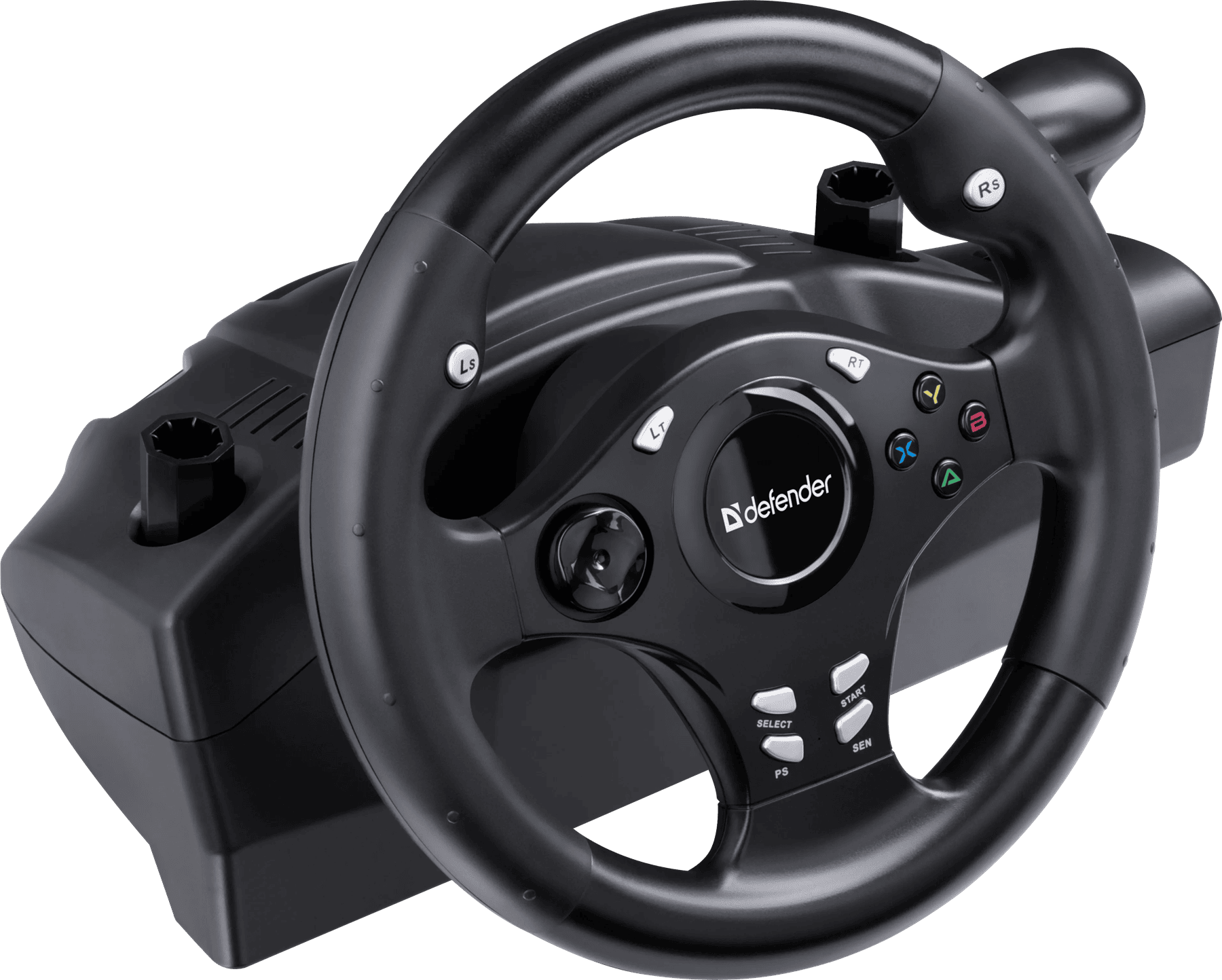 Ігрове кермо Defender Rager Black (64067) (7293241)