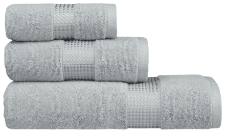 Текстиль банний SOHO Рушник 30*50 бавовна 100% Elove Light Gray