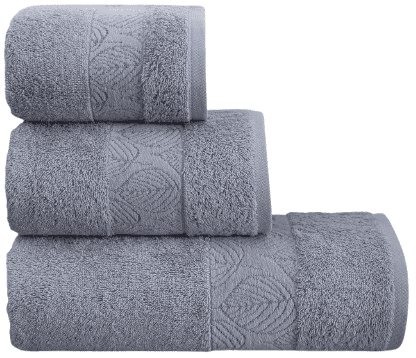 Текстиль банний SOHO Рушник 50*90 бавовна 100% Elbe Gray
