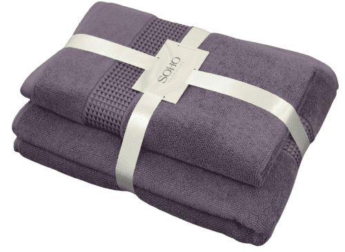 Текстиль банний SOHO Наб. руш. 50*90+70*140см бавовна 100% Elove Purple Sage