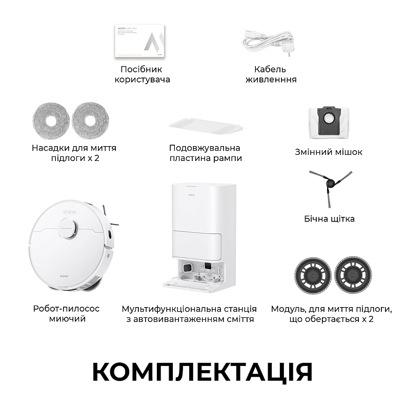 Пилосос-робот Mova E40 Ultra