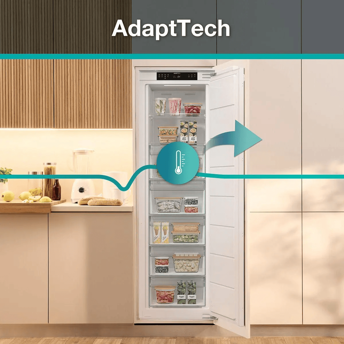 Вбуд. морозильник GORENJE FNCI517E62WF