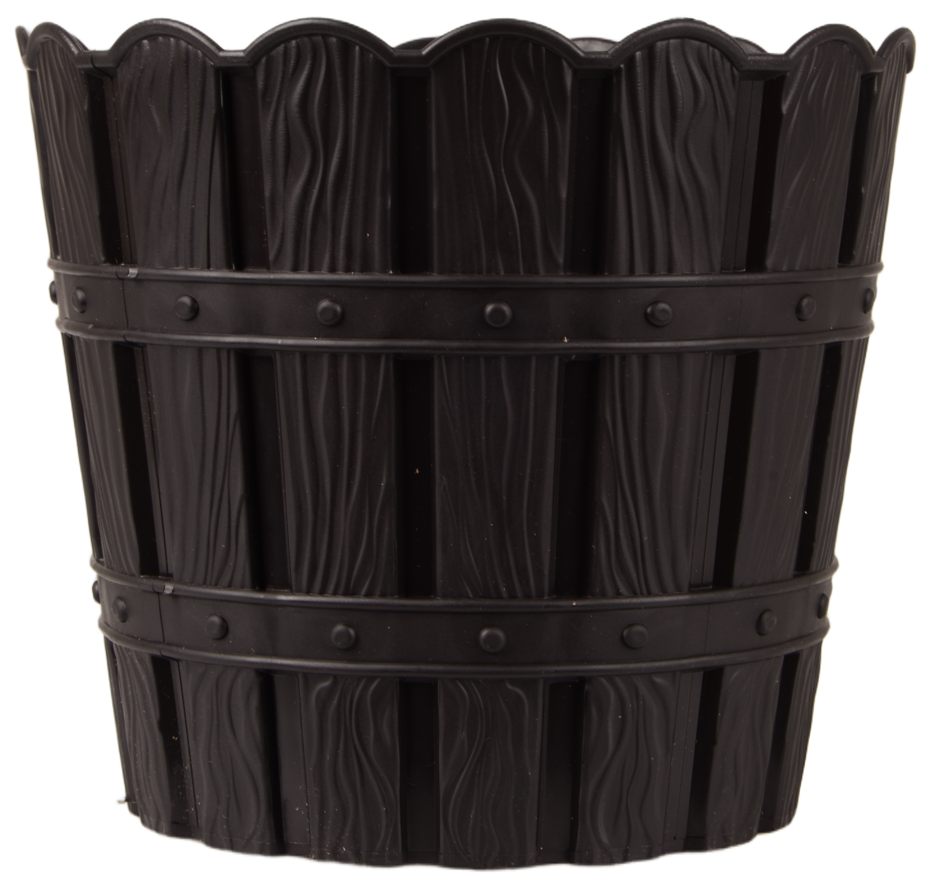Горщик для квітів VIOLET HOUSE 1047 BAMBOO BLACK д/квітів із дренажем 5 л (1047 BAMBOO BLACK д/квітів із дренажем 5 л)