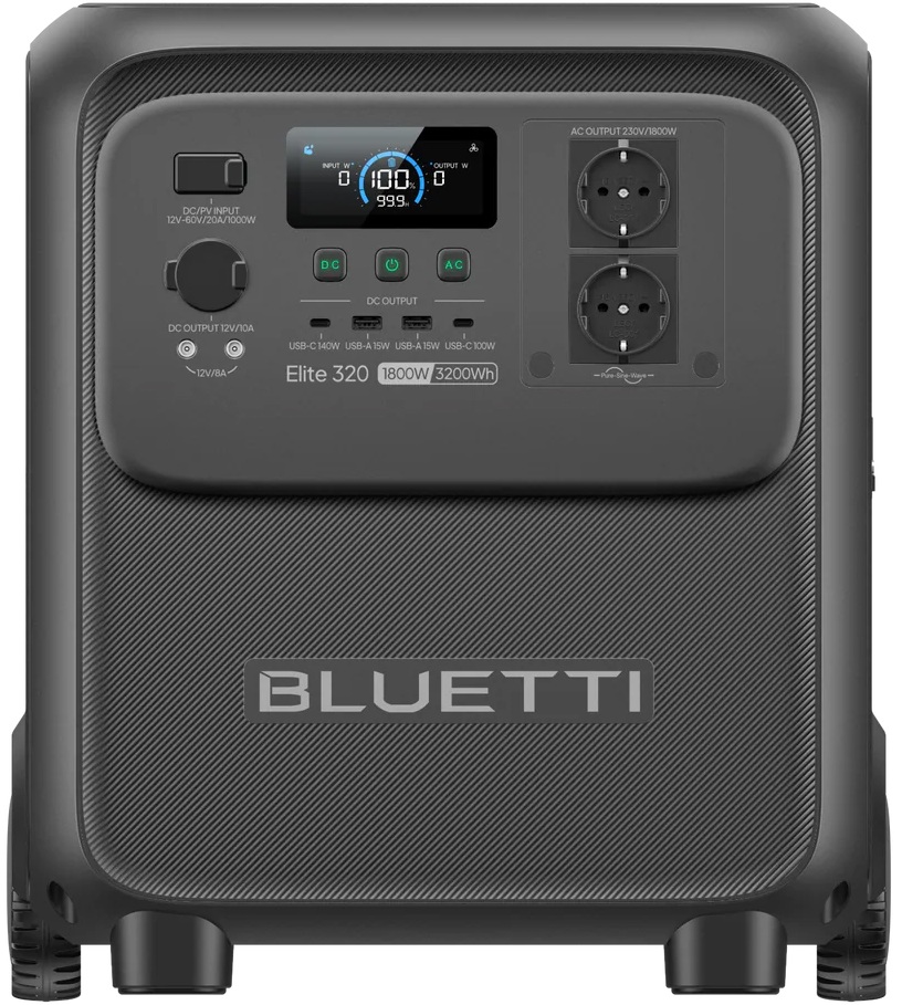 Зарядна станція Bluetti Elite 320, 1800W, 3200Wh