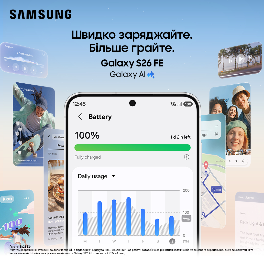 Смартфон Samsung Galaxy S26 FE 5G 8/256Gb LGG Pistachio (7306341)