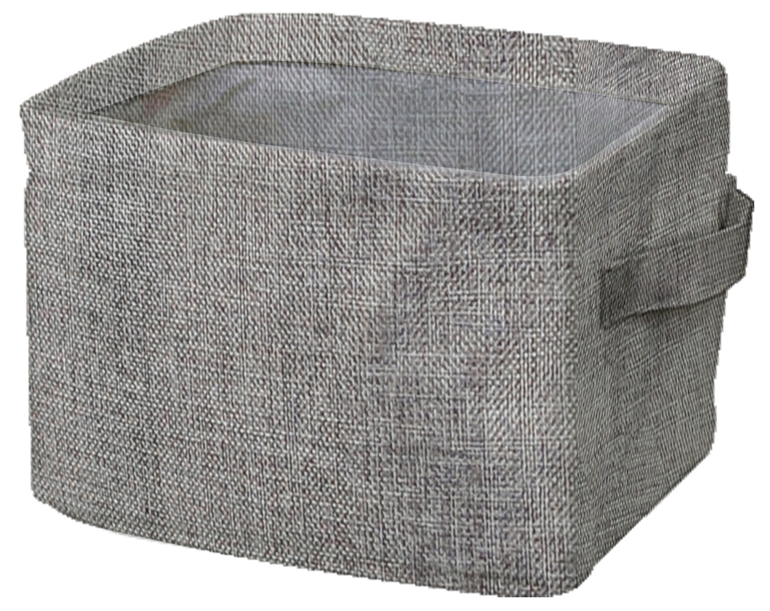 Корзина IDEA HOME TC-31 ткан. Grey 20х16х14 см (TC-31 ткан. Grey)