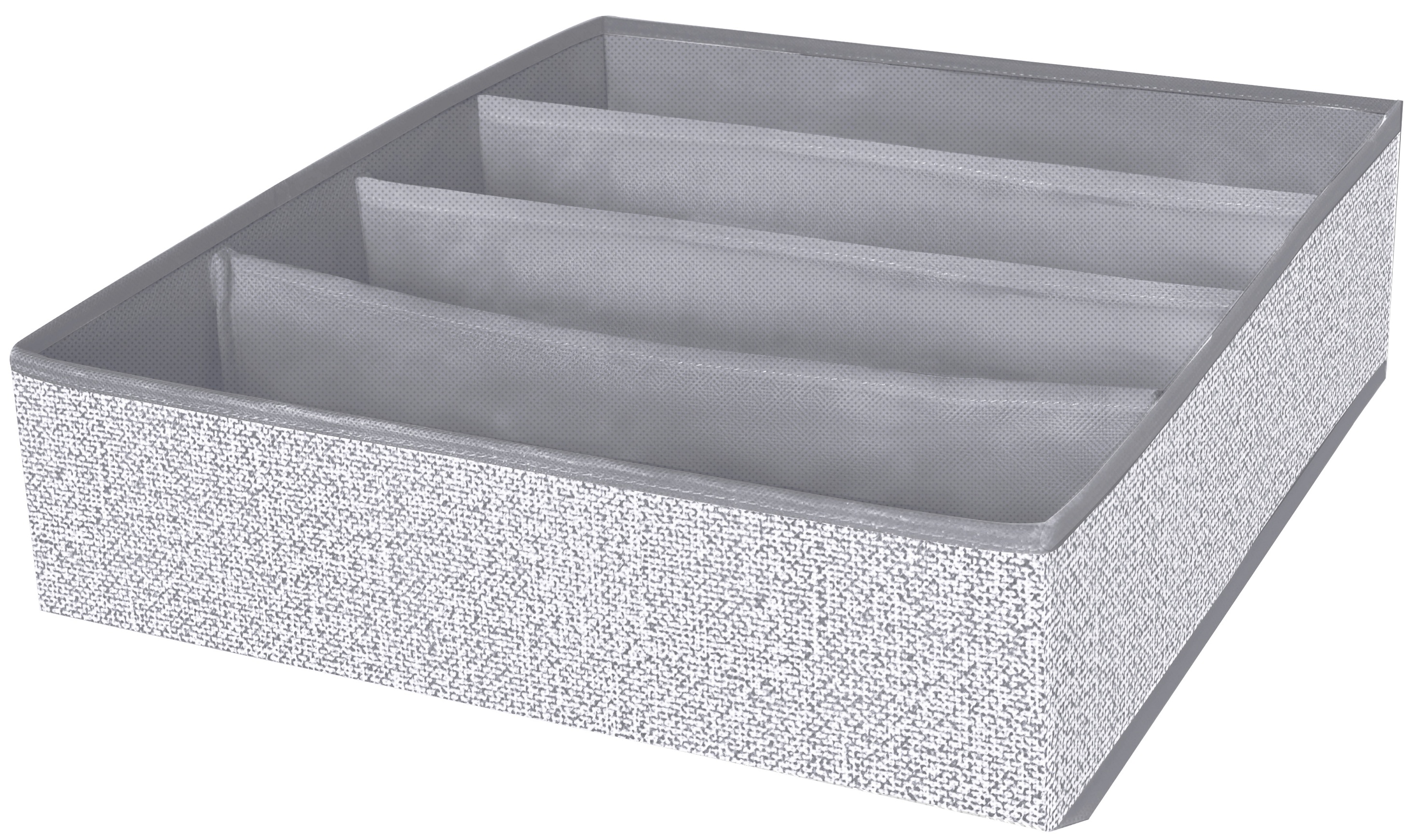 Органайзер IDEA HOME NP-128 ткан. 4ком. Grey 30х30х10 см (NP-128 ткан. 4ком. Grey)