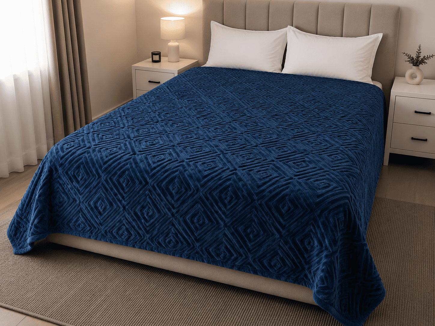 Текстиль для дому SOHO Плед 150*200 см Labyrinth Blue