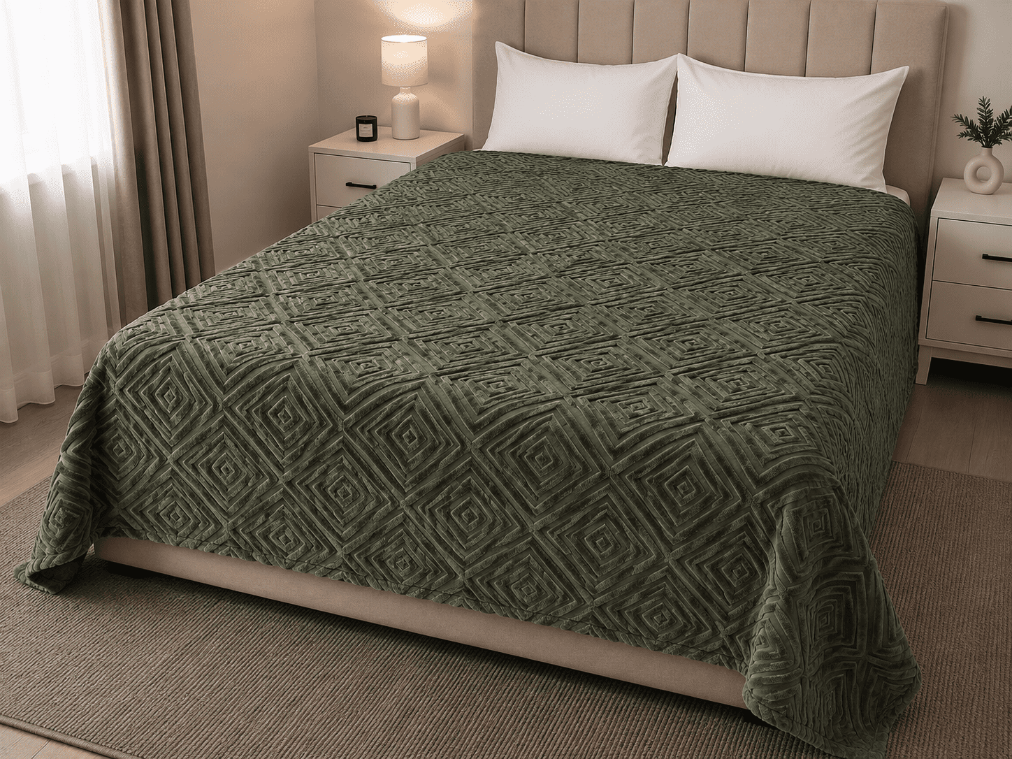 Текстиль для дому SOHO Плед 150*200 см Labyrinth Green