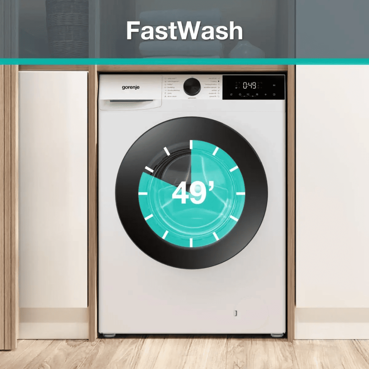 Пральна машина автоматична Gorenje WG2PS94A12/UA (WFG29042F) (7318376)