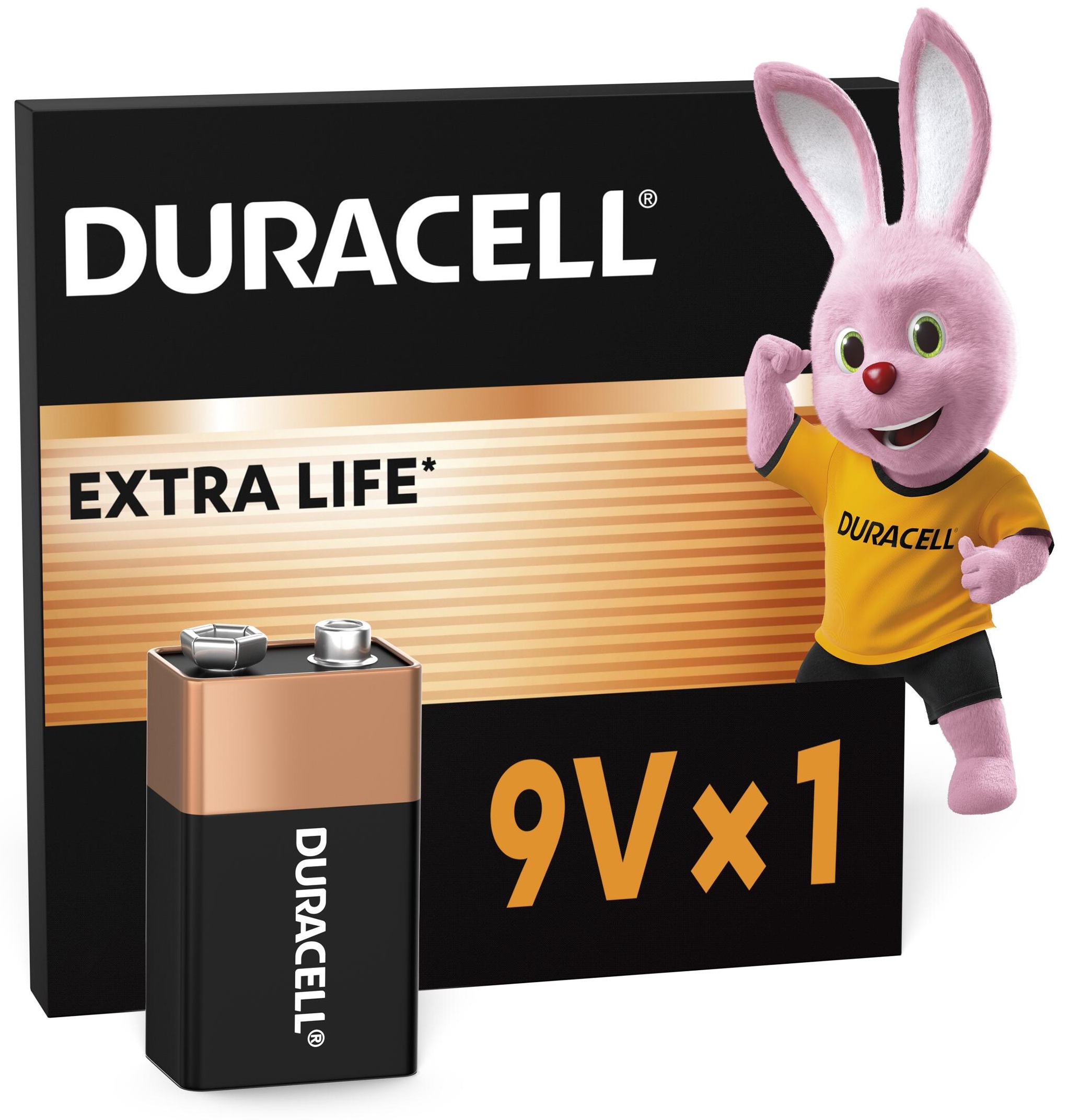 Батарейка DURACELL 9V / MN1604 KPN1*10 1 шт.